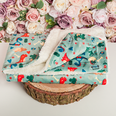 Bailey & Coco Dog Blanket - Dino Party