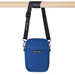 Treats Bag With Black Strap - Midnight Blue