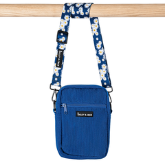 Treats Bag With Loves Me, Loves Me Not Daisy Strap - Midnight Blue
