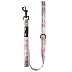 Trail & Glow® Fabric Dog Lead 5ft - Candy Floss