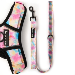 Trail & Glow® Fabric Dog Lead 5ft - Candy Floss