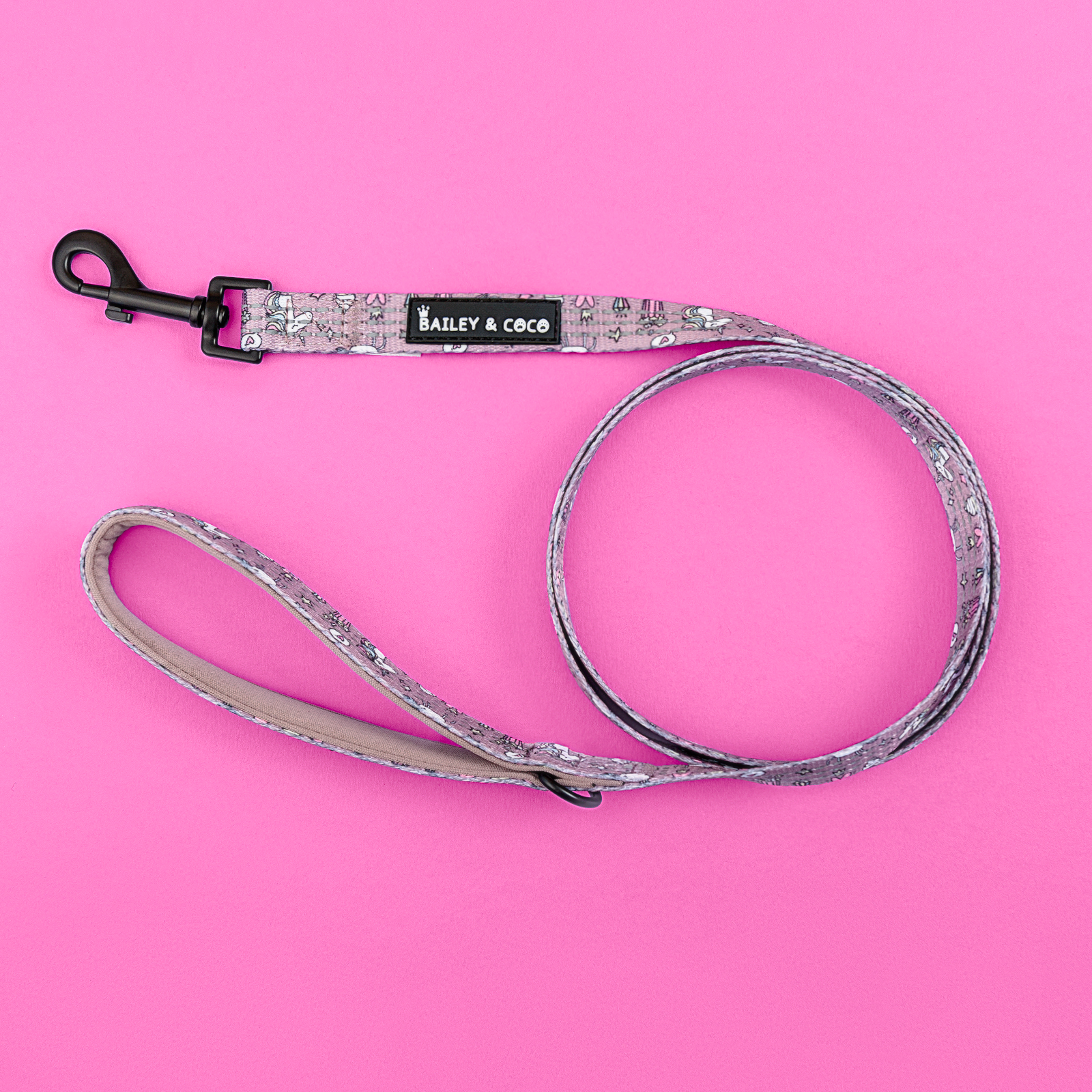 Fabric Dog Lead - Be Unique Unicorn